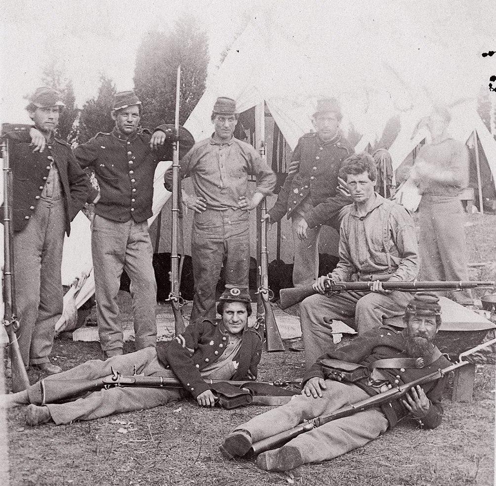 Soldiers from the 23rd New York Regiment